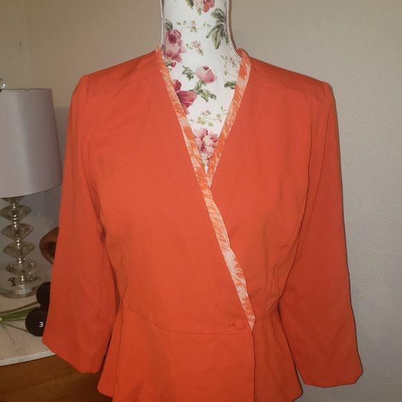 CAbi Jackets & Blazers - Cabi Blazer Jacket Orange sz 4